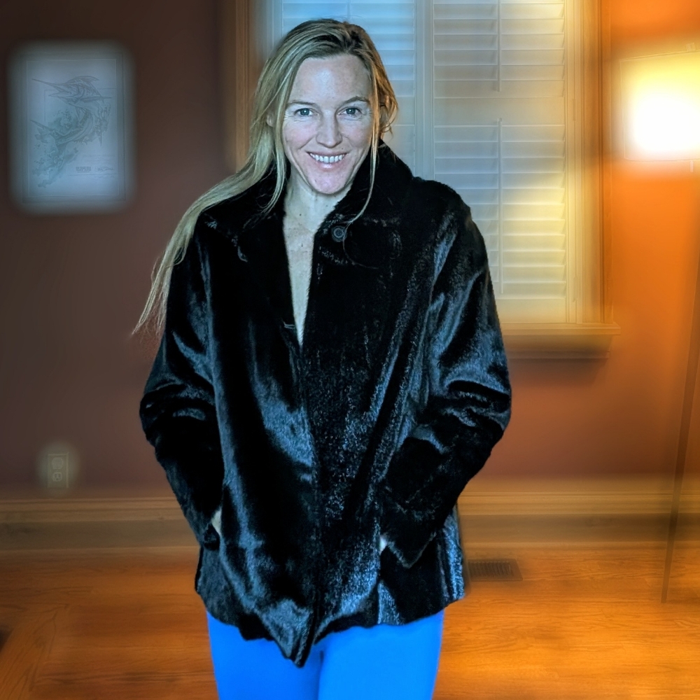 Turansky Furs - Black Fur Jacket - Picture 8 of 10